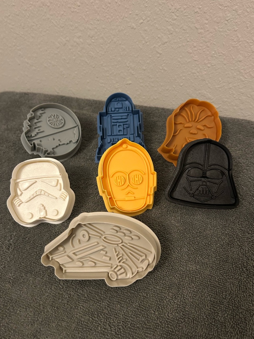 William Sonoma Star Wars character cookie cutters.  Very gently used.